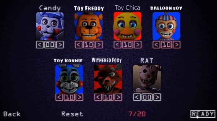 All animatronics in five nights at candy's 2 #fyp #horror #horror #fiv