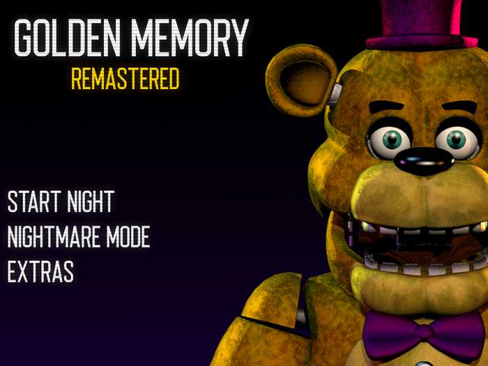 Golden Memory Remastered (Free Download) - FNAF Fan Game
