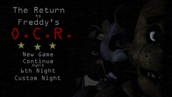 The Return To Freddy’s: O.C.R. (Original Concept Remake) Free Download