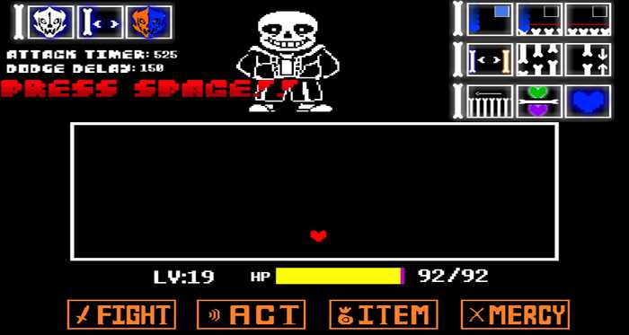 Sans Simulator [G_Sluke32] : G_Sluke32 @SlukeGames : Free Download