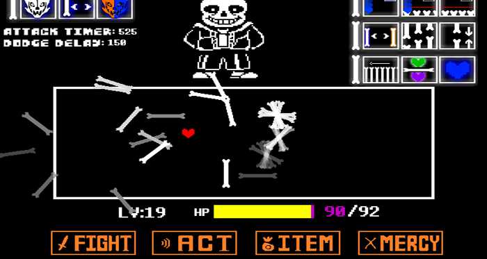 sans simulator fan game