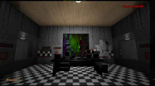 Usando comandos no FNAF 1 Doom Original Android 