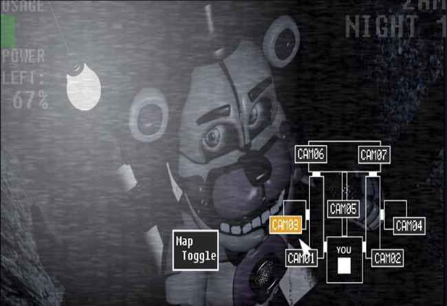 map fnac five nighits at candy APK + Mod for Android.