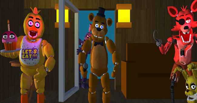 Fnaf AR Lite ALL ANIMATRONICS 