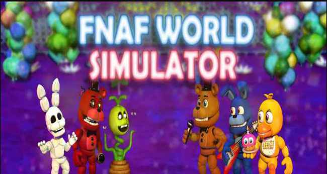 Прохождение fnaf world simulator