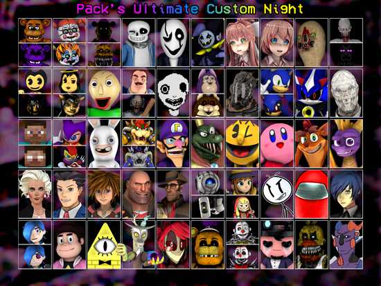 Fangames Roster - Ultimate Custom Night (fanmade) : r