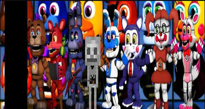 Adventure Mediocre Melodies Animatronics for FNaF World (Mod) by ZBonnieXD  - Game Jolt